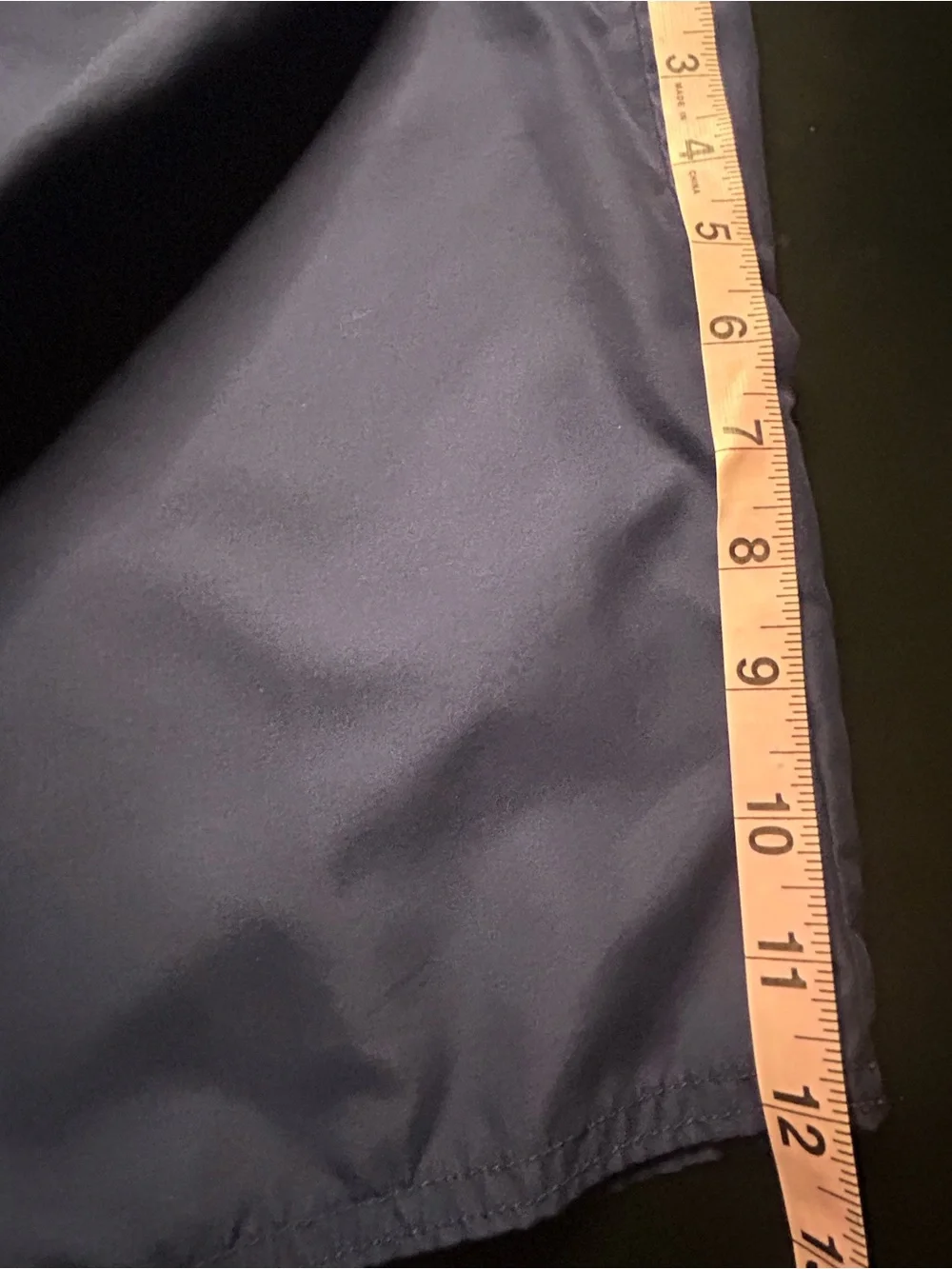 Ralph Lauren Navy Swim Shorts with Yellow Waistband